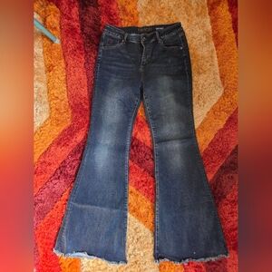 Grace In LA Women's Dark Blue Flare Jeans 31